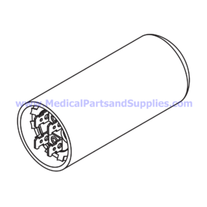 Capacitor for the Midmark-Ritter® 411 (75L), Part MIC219 (OEM Part 015-0437-02)