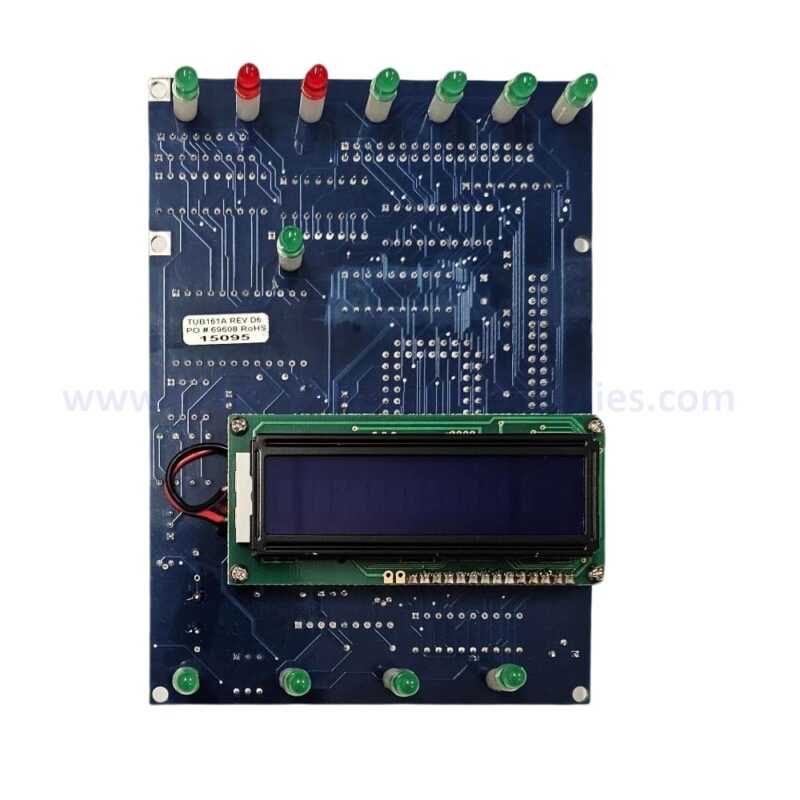 Predg Board (Display) with Blue LCD for the Tuttnauer® EZ10, Part TUB161 (OEM Part CTP000-0133)