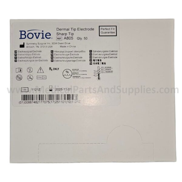 A804 and A805 Sharp Dermal Tip, Bovie Medical