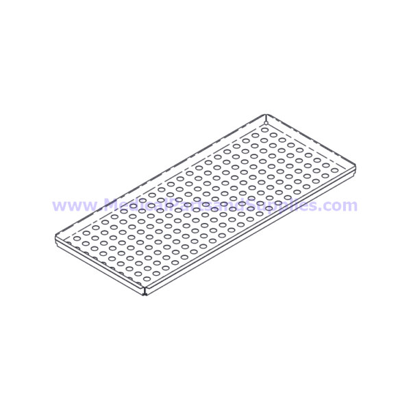 Small Instrument Tray for the Tuttnauer® 3870 Series, Part TUT173 (OEM Part CC520020)