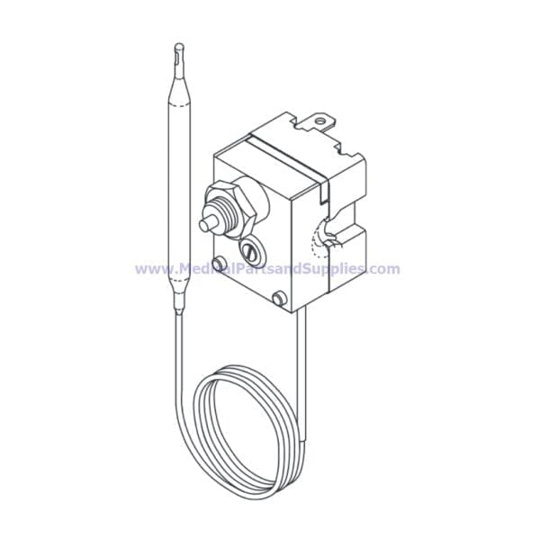 Manual Reset Safety Thermostat for Tuttnauer® Manual Autoclaves, Part TUT038 (OEM Part 01620004)