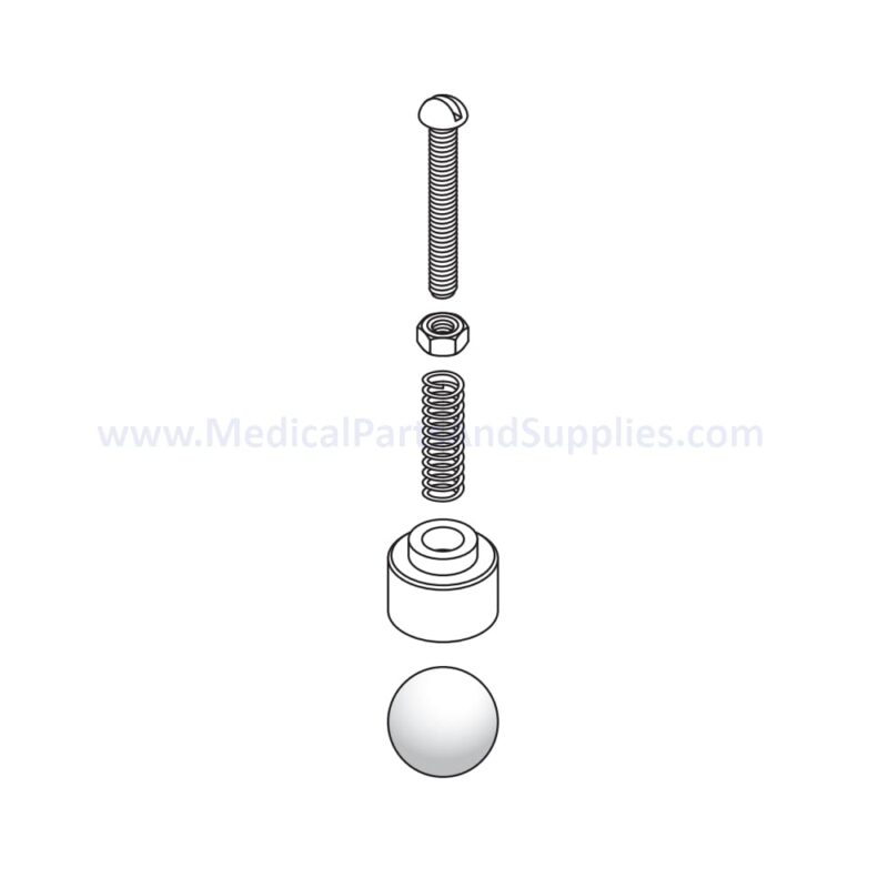 Vacuum Repair Valve Repair Kit for the DentalEZ® CV 101, Part VPK062