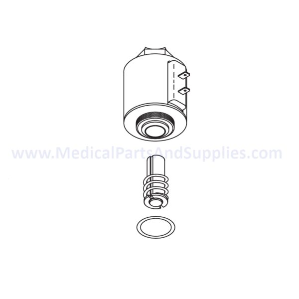 Solenoid Valve (Fill) for the Midmark Ritter M9® Sterilizer, Part MIV138(OEM Part #002-1360-00/014-0420-02)