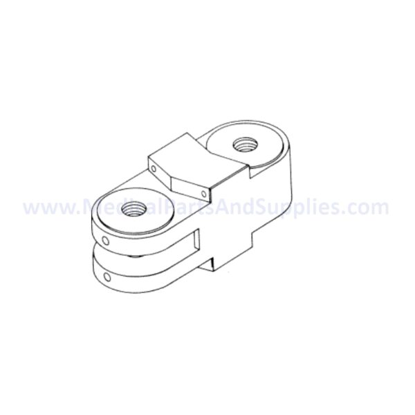 Arm Adaptor for the PELTON & CRANE LF I Dental Exam Light, Part PCA644 (OEM Part #007038)
